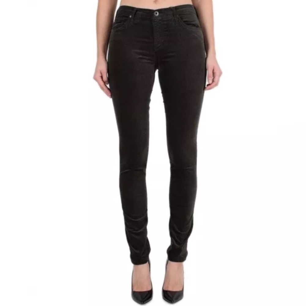 AG The Legging Super Skinny Velvet Pants